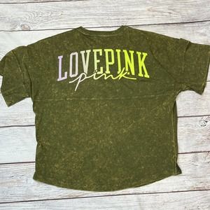 Victoria's Secret PINK Retired Ombre' Varsity Tee
